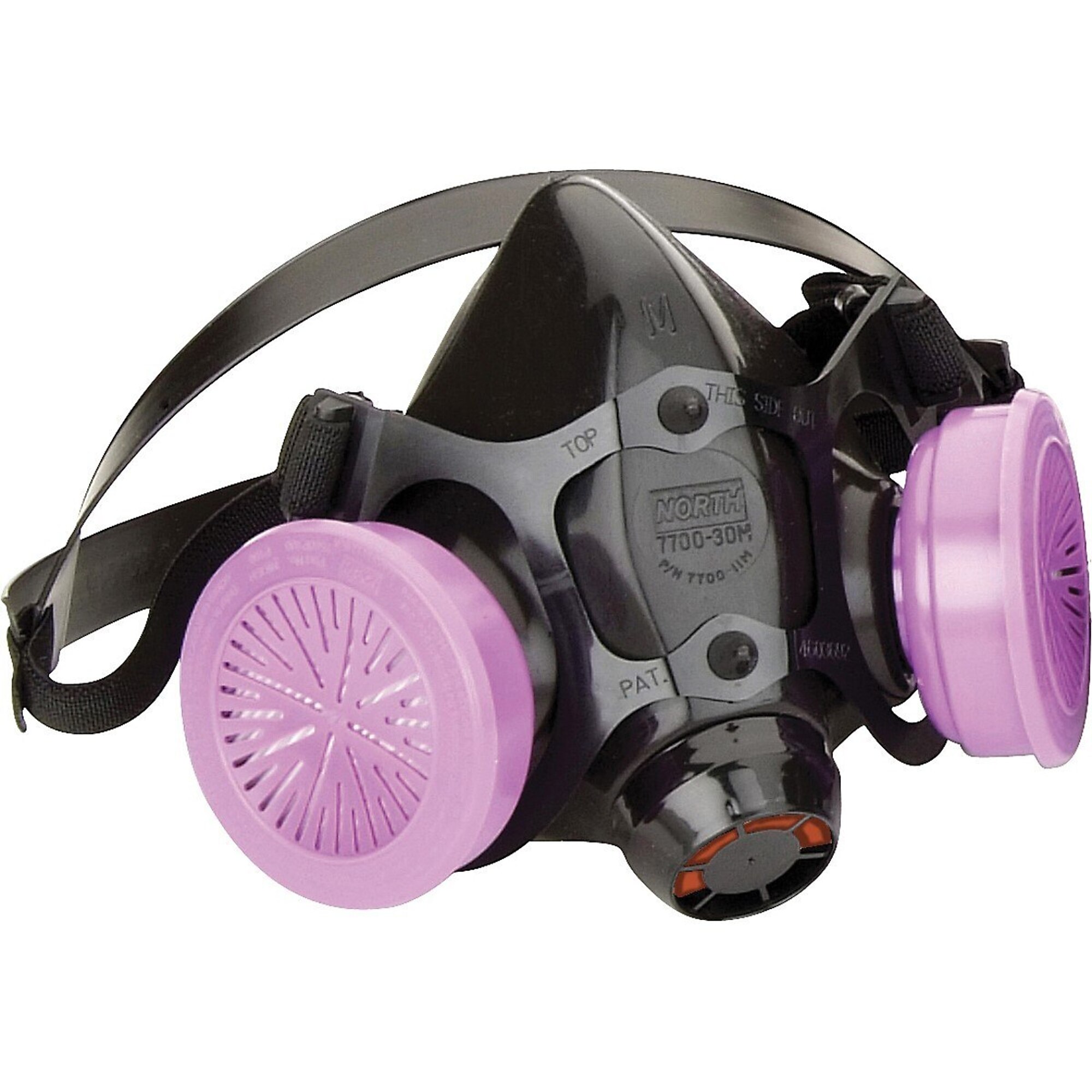 Honeywell North Safety, 7700 Series Half Mask Respirator- Size Medium, Color Black, Mask Size M, Included (qty.) 1 Model# NOR770030M